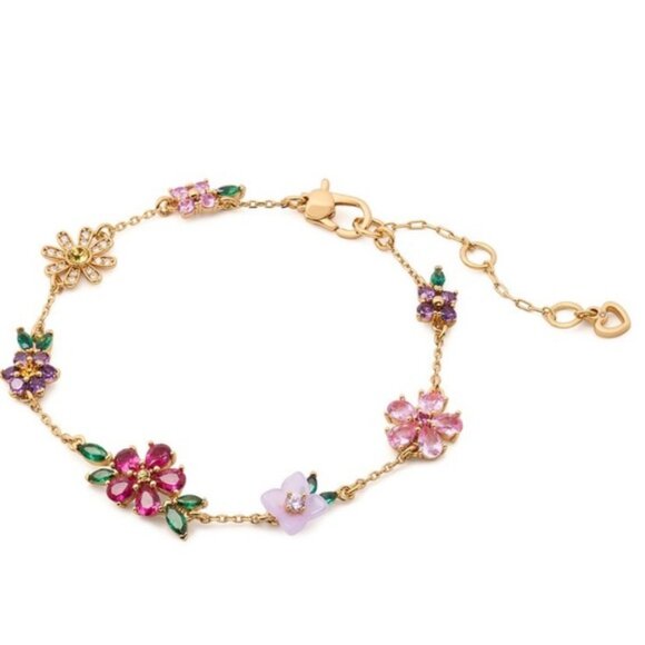 $128 Kate Spade Bursting Blooms Bracelet - Picture 5 of 5